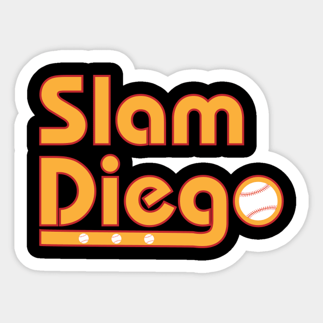 Slam Diego Sticker by Gtrx20